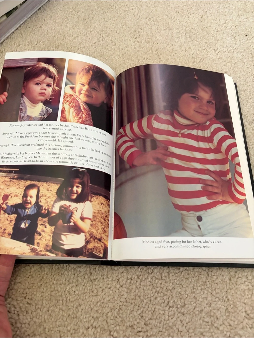 Monica's Story Hardcover Book - by Andrew Morton
